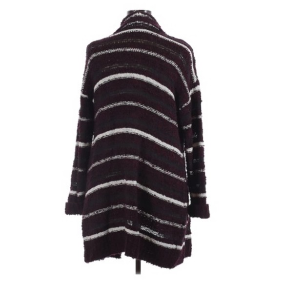 Caslon Striped Cardigan Sweater Wool Alpaca Blend - Picture 2 of 10